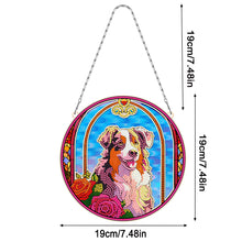 Load image into Gallery viewer, Suncatcher Puppy Diamond Painting Hanging Pendants for Kid Adults DIY Cra
