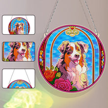 Load image into Gallery viewer, Suncatcher Puppy Diamond Painting Hanging Pendants for Kid Adults DIY Cra
