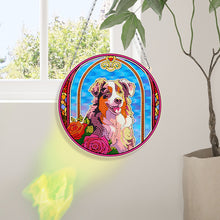 Load image into Gallery viewer, Suncatcher Puppy Diamond Painting Hanging Pendants for Kid Adults DIY Cra

