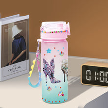 Load image into Gallery viewer, 470ml High Heels DIY Diamond Painting Cup Kit Diamond Decorate Water Bottle Art
