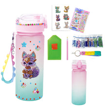 Load image into Gallery viewer, 470ml Fox DIY Diamond Painting Cup Kit Diamond Decorate Water Bottle DIY Art
