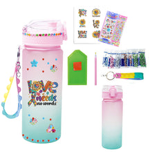 Load image into Gallery viewer, 470ml Sunflower DIY Diamond Painting Cup Kit Diamond Decorate Water Bottle Art
