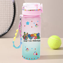 Load image into Gallery viewer, 470ml Gnome DIY Diamond Painting Cup Kit Diamond Decorate Water Bottle DIY Art
