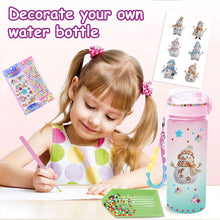 Load image into Gallery viewer, 470ml Snowman DIY Diamond Painting Cup Kit Diamond Decorate Water Bottle DIY Art
