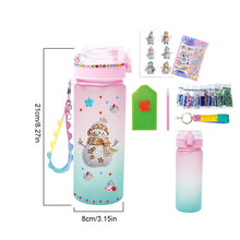 Load image into Gallery viewer, 470ml Snowman DIY Diamond Painting Cup Kit Diamond Decorate Water Bottle DIY Art

