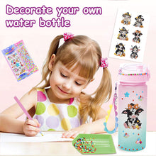 Load image into Gallery viewer, 470ml Cow DIY Diamond Painting Cup Kit Diamond Decorate Water Bottle DIY Art
