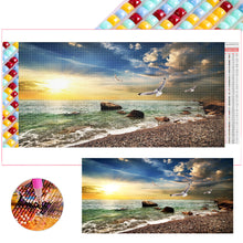 Load image into Gallery viewer, Diamond Painting - Full Square - Seaside Beach (80*40CM)
