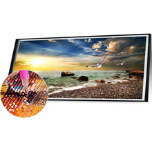 Load image into Gallery viewer, Diamond Painting - Full Square - Seaside Beach (80*40CM)
