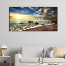 Load image into Gallery viewer, Diamond Painting - Full Square - Seaside Beach (80*40CM)
