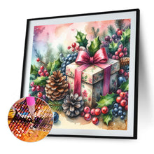 Load image into Gallery viewer, Diamond Painting - Full Round - Christmas Gift Pine Tree (40*40CM)
