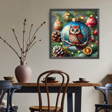 Load image into Gallery viewer, Diamond Painting - Full Round - Christmas Owl (40*40CM)

