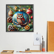 Load image into Gallery viewer, Diamond Painting - Full Round - Christmas Owl (40*40CM)
