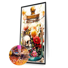 Load image into Gallery viewer, Diamond Painting - Full Round - Skull Vase (40*70CM)
