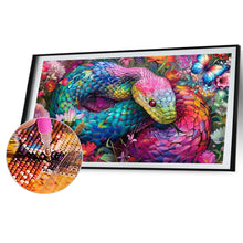 Load image into Gallery viewer, Diamond Painting - Full Round - Colorful Snake (40*70CM)
