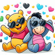 Load image into Gallery viewer, Diamond Painting - Full Round - Winnie the Pooh and his friends (30*30CM)
