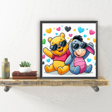 Load image into Gallery viewer, Diamond Painting - Full Round - Winnie the Pooh and his friends (30*30CM)
