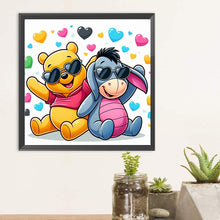 Load image into Gallery viewer, Diamond Painting - Full Round - Winnie the Pooh and his friends (30*30CM)
