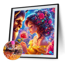 Load image into Gallery viewer, Diamond Painting - Full Round - princess and the beast (50*50CM)
