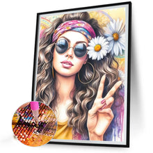 Load image into Gallery viewer, Diamond Painting - Full Round - free and easy girl (40*50CM)
