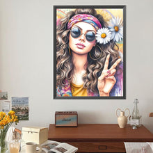 Load image into Gallery viewer, Diamond Painting - Full Round - free and easy girl (40*50CM)
