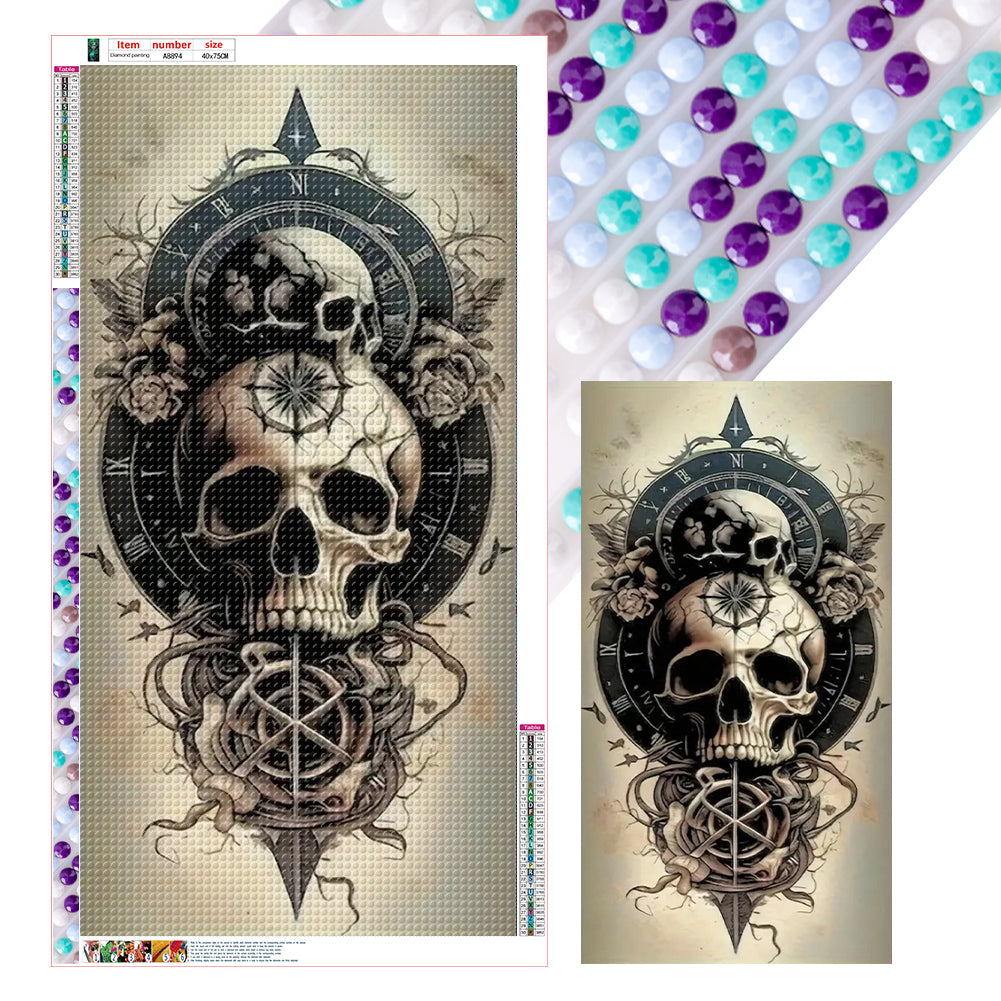 Diamond Painting - Full Round - Skull (40*75CM)