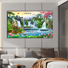 Load image into Gallery viewer, Diamond Painting - Full Round - Lake waterfall (90*55CM)
