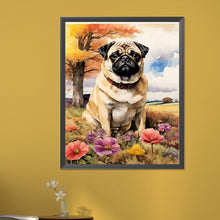 Load image into Gallery viewer, Diamond Painting - Full Square - Pug (40*50CM)
