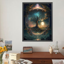 Load image into Gallery viewer, Diamond Painting - Full Round - tree of life at night (40*50CM)
