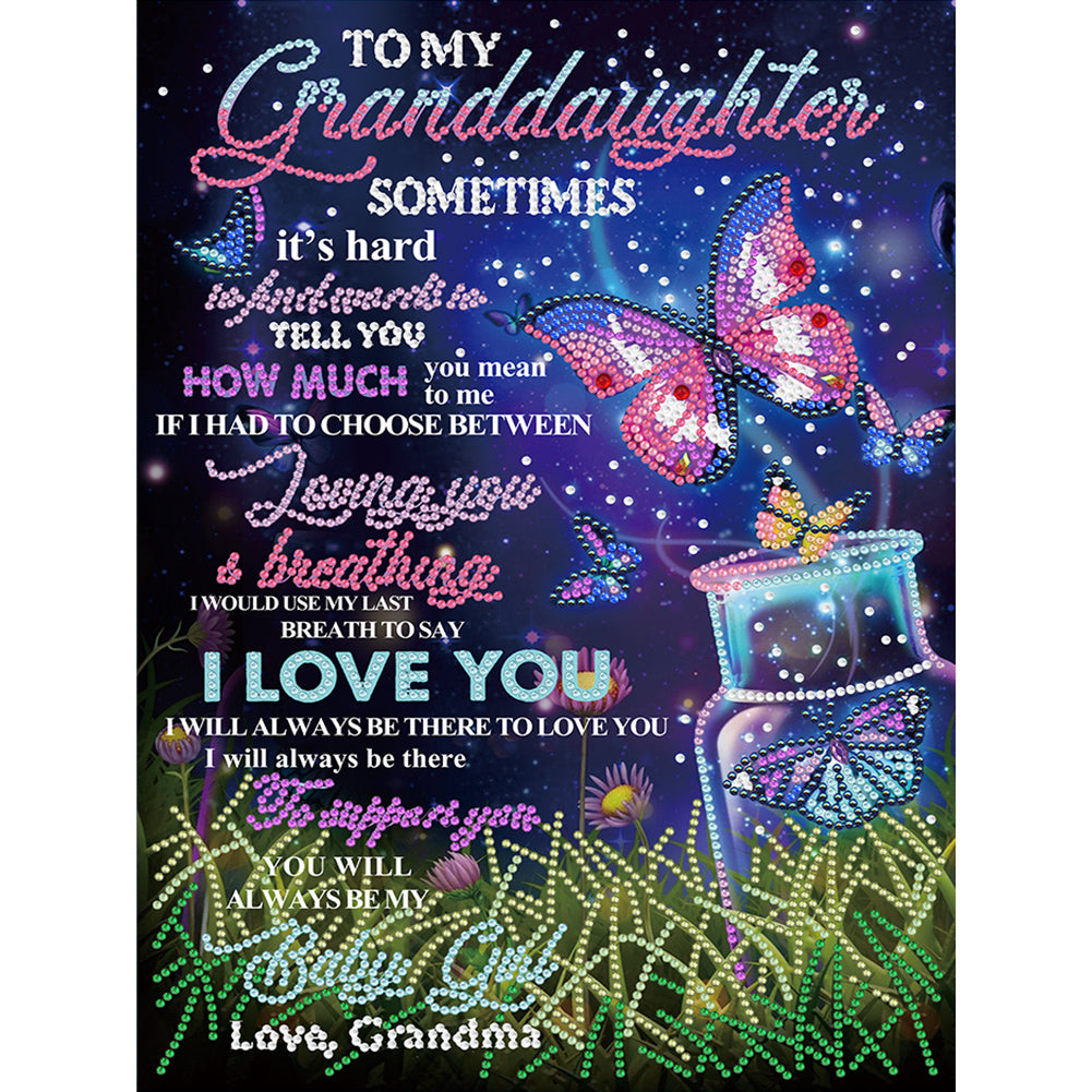 Diamond Painting - Partial Special Shaped - Luminous (30*40CM)