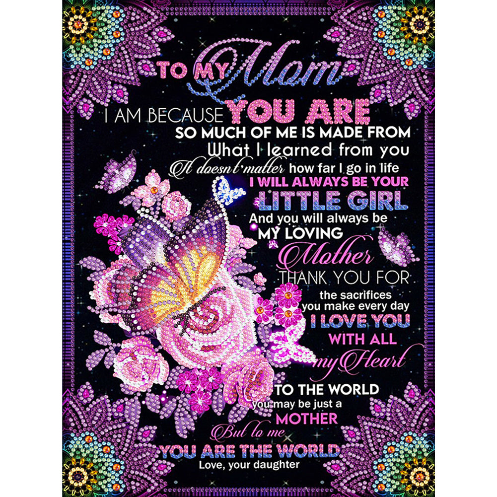 Diamond Painting - Partial Special Shaped - Luminous (30*40CM)