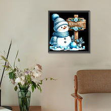 Load image into Gallery viewer, Diamond Painting - Full Round - Snowman (30*30CM)

