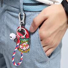 Load image into Gallery viewer, PET Double Sided Football Club Diamond Art Keyring for Home Birthday Party Decor
