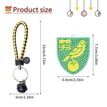 Load image into Gallery viewer, PET Double Sided Football Club Diamond Art Keyring for Home Birthday Party Decor
