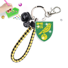 Load image into Gallery viewer, PET Double Sided Football Club Diamond Art Keyring for Home Birthday Party Decor
