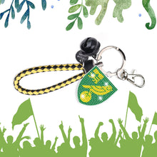 Load image into Gallery viewer, PET Double Sided Football Club Diamond Art Keyring for Home Birthday Party Decor
