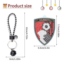 Load image into Gallery viewer, PET Double Sided Football Club Diamond Art Keyring for Home Birthday Party Decor
