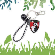 Load image into Gallery viewer, PET Double Sided Football Club Diamond Art Keyring for Home Birthday Party Decor
