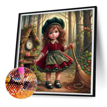 Load image into Gallery viewer, Diamond Painting - Full Round - Cute girl (30*30CM)
