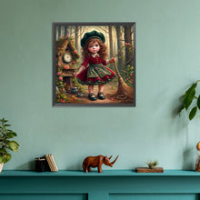 Load image into Gallery viewer, Diamond Painting - Full Round - Cute girl (30*30CM)
