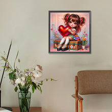 Load image into Gallery viewer, Diamond Painting - Full Round - Cute girl (30*30CM)
