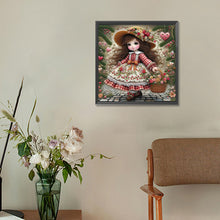 Load image into Gallery viewer, Diamond Painting - Full Round - Cute girl (30*30CM)
