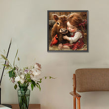Load image into Gallery viewer, Diamond Painting - Full Round - Yak cardinal girl (30*30CM)
