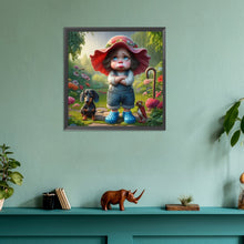 Load image into Gallery viewer, Diamond Painting - Full Round - Dachshund girl (30*30CM)
