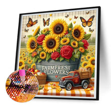 Load image into Gallery viewer, Diamond Painting - Full Round - Garden sunflower (30*30CM)
