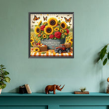 Load image into Gallery viewer, Diamond Painting - Full Round - Garden sunflower (30*30CM)
