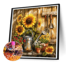 Load image into Gallery viewer, Diamond Painting - Full Round - Garden sunflower (30*30CM)
