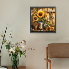 Load image into Gallery viewer, Diamond Painting - Full Round - Garden sunflower (30*30CM)
