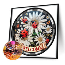 Load image into Gallery viewer, Diamond Painting - Full Round - Round Card Ladybug (40*40CM)
