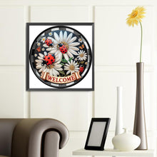 Load image into Gallery viewer, Diamond Painting - Full Round - Round Card Ladybug (40*40CM)
