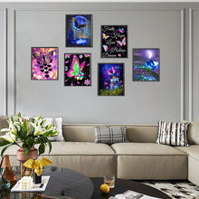 Load image into Gallery viewer, 6pcs Round Diamond Painting Set - Dream Butterfly (30*40CM)
